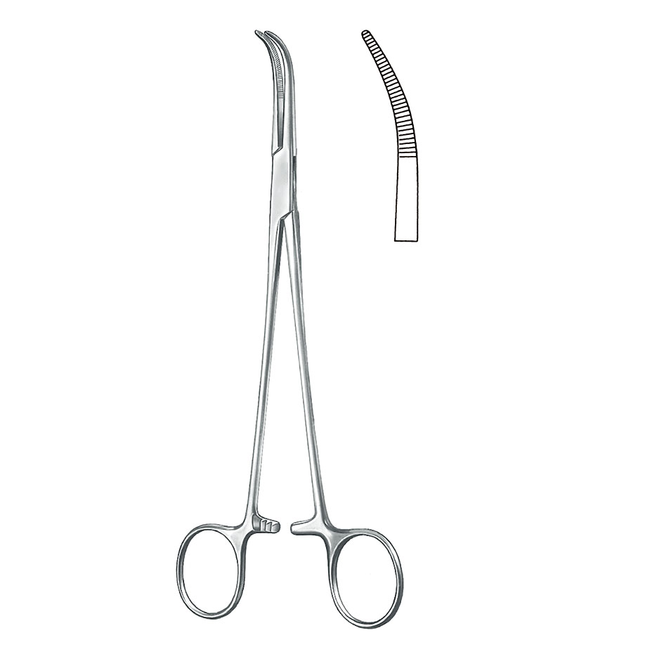 Klemme nach Schnidt, leicht gebogen,