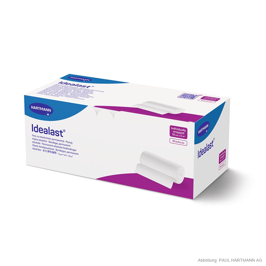 Idealast Idealbinden 5 m x 10 cm weiß, einzeln verpackt