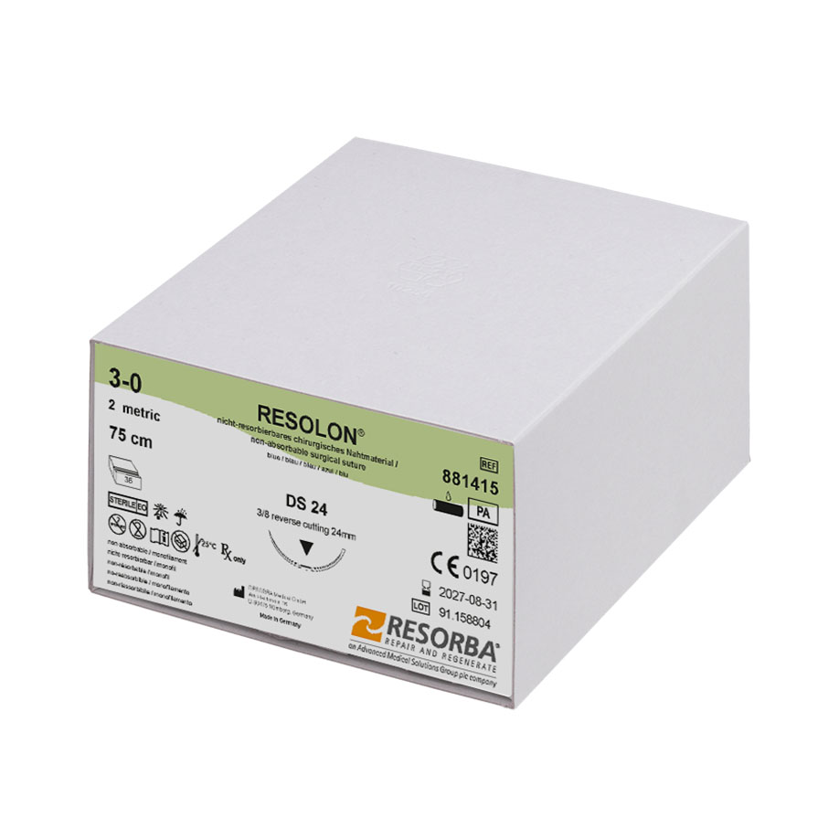RESOLON DS 24 3/0=2 blau monofil,