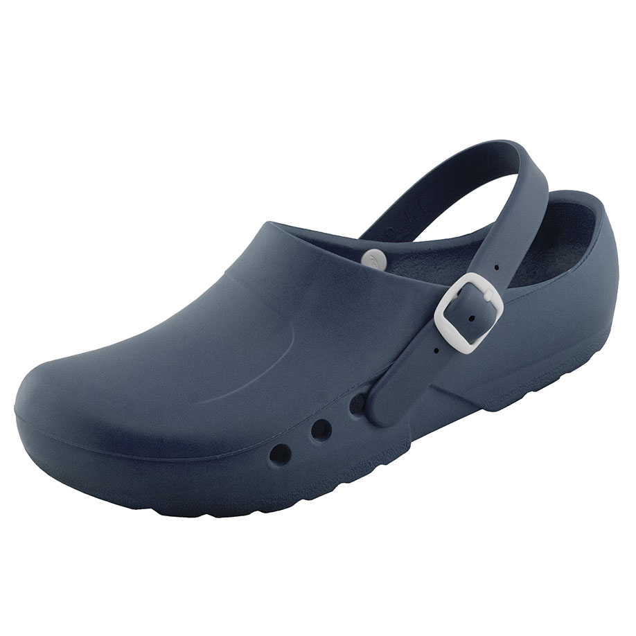 antist. ChiroClogs Economy mit Fersenriemen blau, Gr. 44