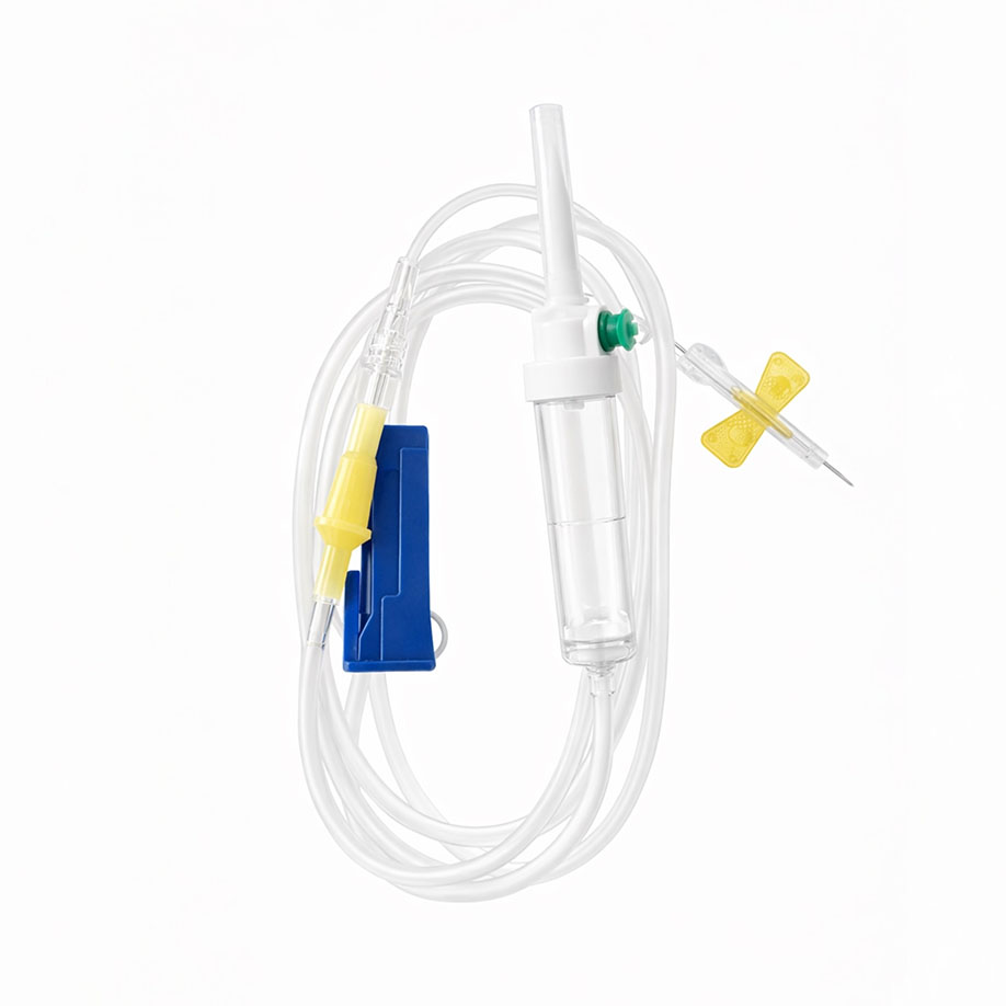 SOLUFLO Infusionsgerät LL (60005)  inkl. ECOFLO Perfusionsbesteck Safety 19G x 3/4" (47019) (100 Stck.)
