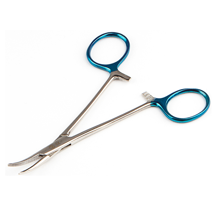 anat. Mosquitoklemmen Halsted gebogen,