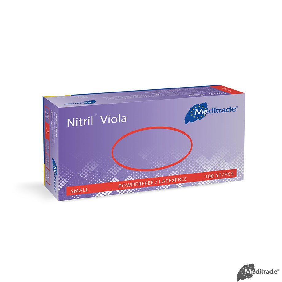 Nitril Viola U.-Handschuhe PF, latexfrei
