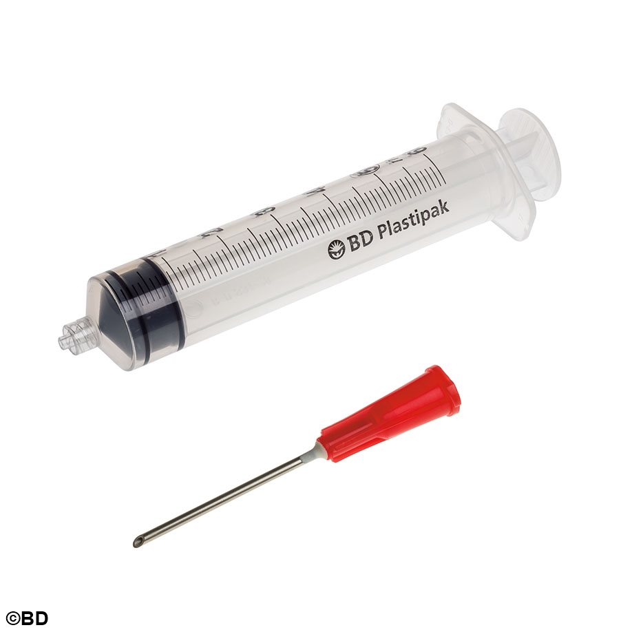 BD Plastipak Einmal-Spritze, 50 ml, Luer-Lock, mit Kanüle 18 G x 1""