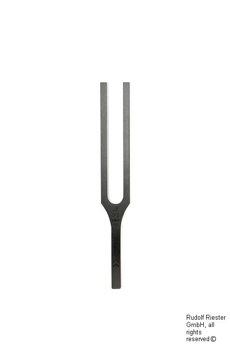 Stimmgabel c-2 512 Hz, Stahl,