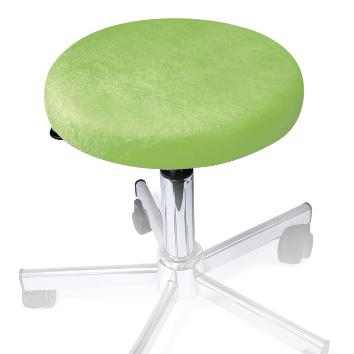 Hockerbezug Frottee apfelgrün