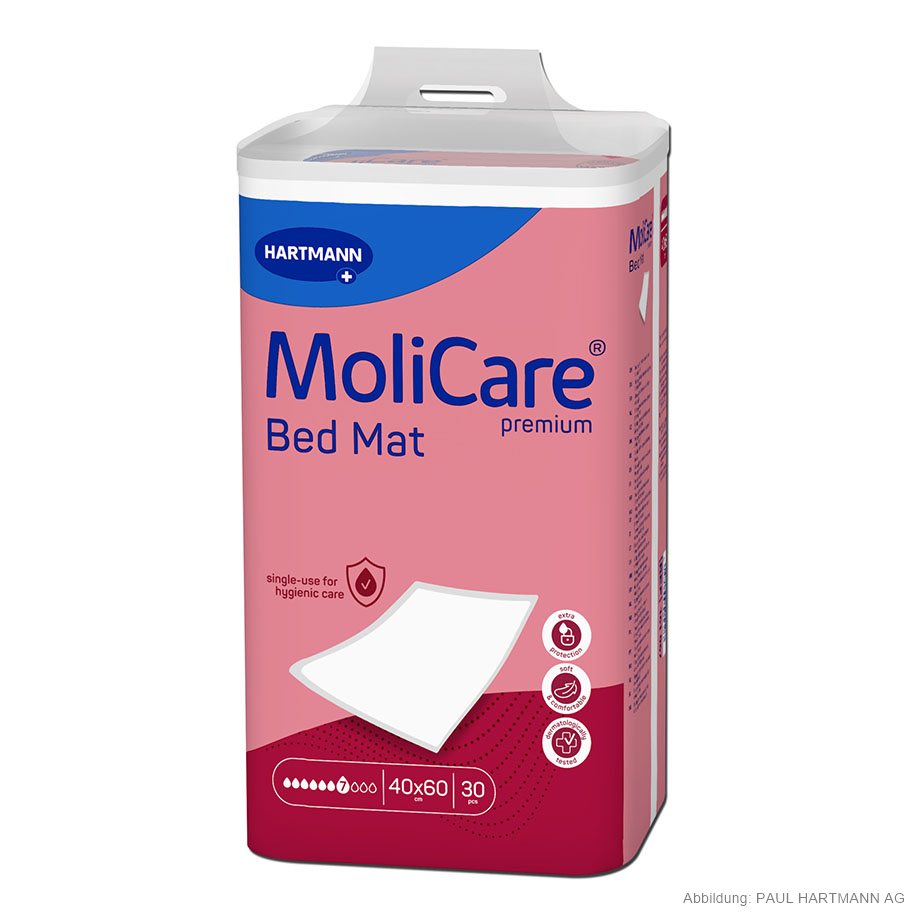 MoliCare Premium Bed Mat 7 Tropfen Krankenunterlagen 40 x 60 cm (30 Stck.)