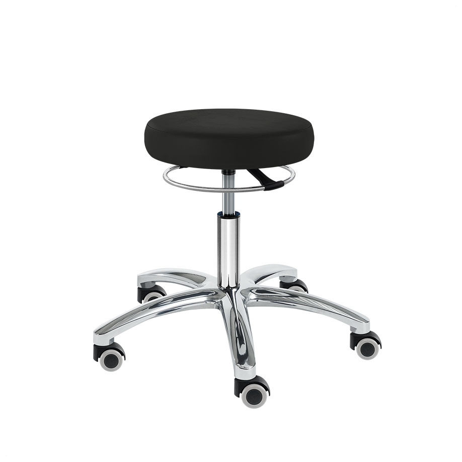 Drehhocker PENNY Corona Midi, schwarz,