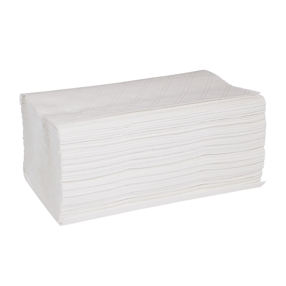 Falthandtücher hochweiß 2-lagig,