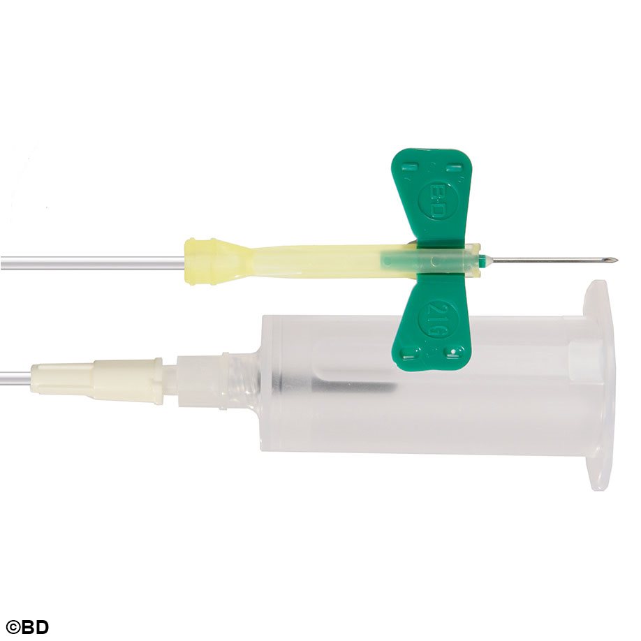 368652 Pre-Attached BD Vacutainer Safety-Lok Blutentnahmeset 21 G 3/4'' (25 ...