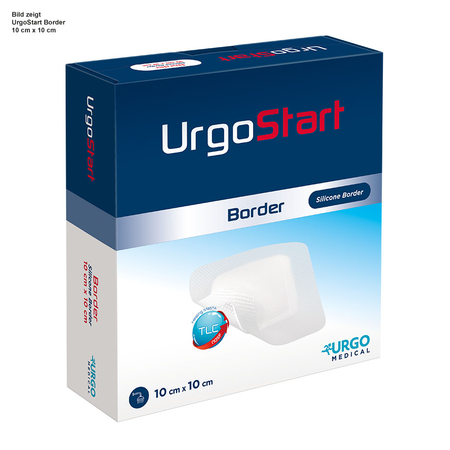 UrgoStart Border Schaumstoff- wundverband 8 x 8 cm (20 Stck.)