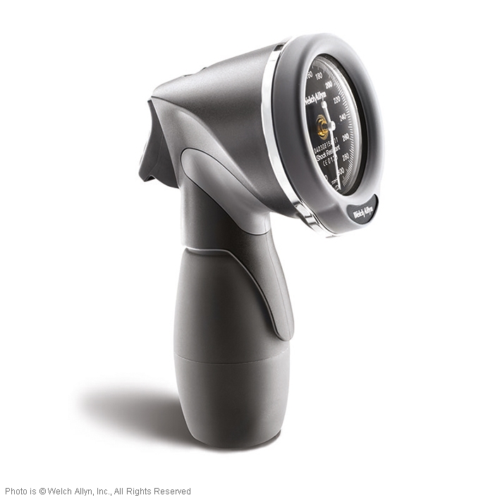 DuraShock DS66 Manometer allein Ø 50 mm, verchromt, 1-Schlauch, ohne Manschette