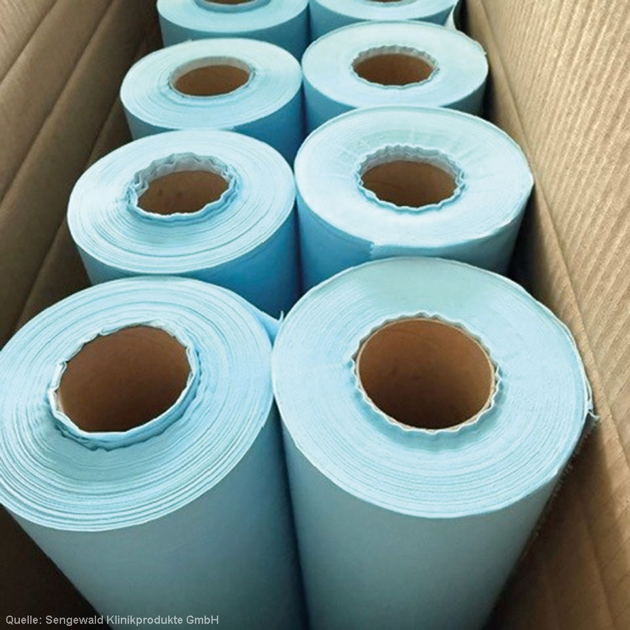 MEDINOP Liegenauflagen 2-lagig, blau, 59 cm x 50 m