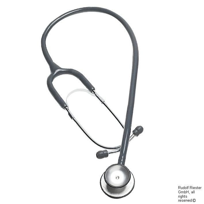 duplex Stethoskop schiefergrau,