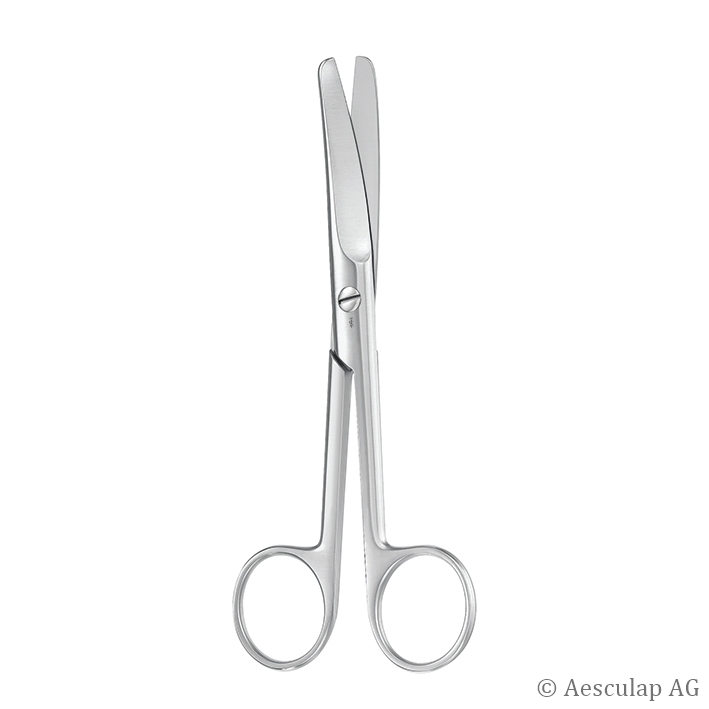 chir. Schere nach Cooper, gebogen,