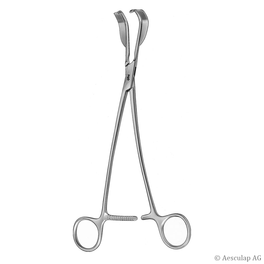 ALLENBERG Cobra-Gefäßklemme ATRAUMATA, gewinkelt, 68 °, 235 mm