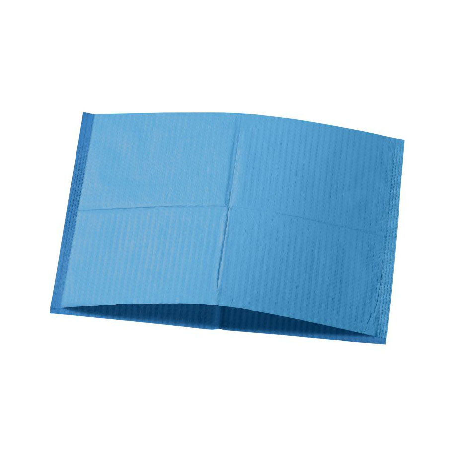 Kopfstützenschoner Tissue/PE, 25 x 33 cm, magic blue (500 Stck.)